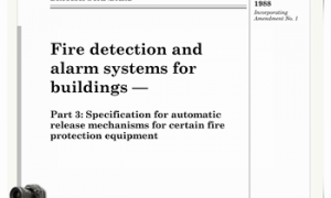 BS5839-3-1988 Fire detection and fire alarm systems for buildings Part 3